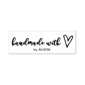 Handgemaakt met liefdesgerichte rubberstempel  zelfinktende stempel (Design)