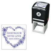 Handgemaakt met liefdeshart, speciaal aangepast  zelfinktende stempel (In situ)