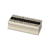 Handgemaakt met liefdesofferte op links Business S Rubberstempel (Stempel)
