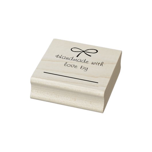 Handgemaakt met liefdesstempel rubberstempel (Stempel)