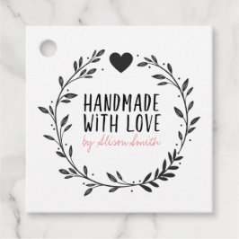 Handgemaakt met Love Bedankjes Labels