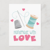 Handgemaakt met Love Briefkaart (Voorkant)