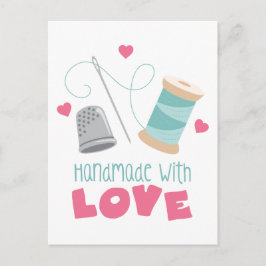 Handgemaakt met Love Briefkaart