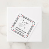 Handgemaakt met Love Business promotionele insert Bedankjes Labels (In situ)