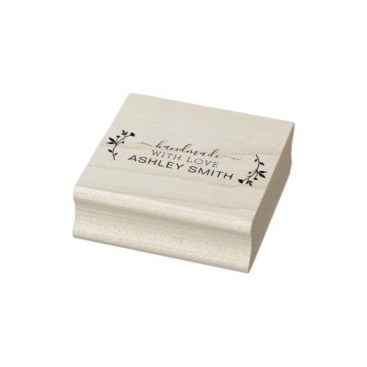 Handgemaakt met Love Business Rubber Stamp Rubberstempel (Stempel)