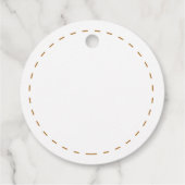 Handgemaakt met Love Country Yarn Craft White Bedankjes Labels (Achterkant)