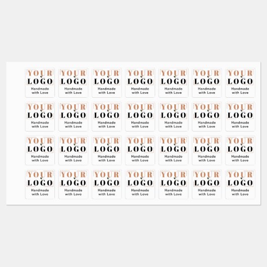 Handgemaakt met Love Custom Logo Kleding Kleding Labels (Vel)