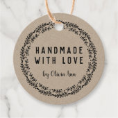 Handgemaakt met Love | Labels voor gepersonaliseer (Voorkant)