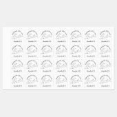 Handgemaakt met Love Magical Hare Labels (Vel)