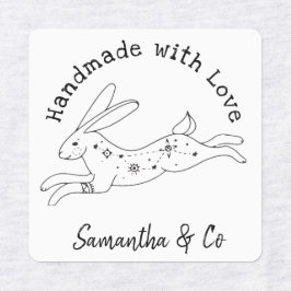Handgemaakt met Love Magical Hare Labels