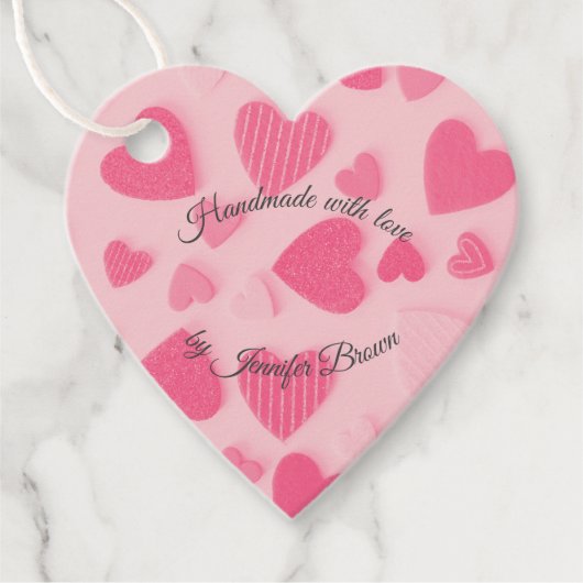 Handgemaakt met Love Product of Gift Labels (Voorkant)