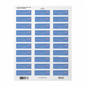 Handgemaakt met Love product Pastel Monogram Label (Full Sheet)