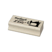 Handgemaakt met Love Rubberstempel (Stempel)