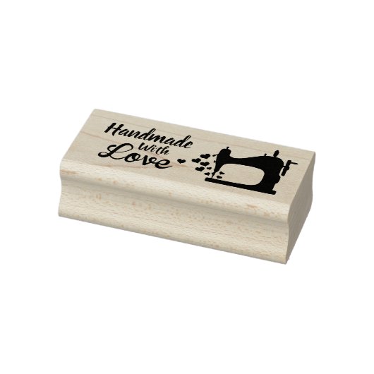 Handgemaakt met Love Rubberstempel (Stempel)