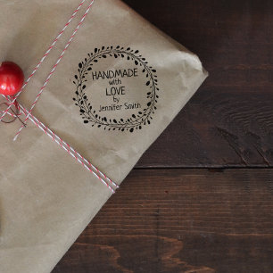 Handgemaakt met Love, Rubberstempel