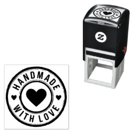 Handgemaakt met Love Self Inking Stamp Zelfinktende Stempel