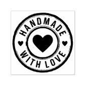Handgemaakt met Love Self Inking Stamp Zelfinktende Stempel (Design)