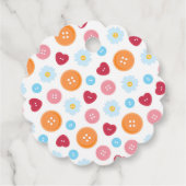 Handgemaakt met Love Small Business Naaien Bedankjes Labels (Achterkant)