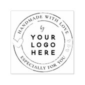 Handgemaakt met Love Small Business Zelfinktende Stempel (Design)