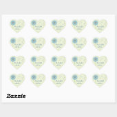 Handgemaakt met Love Sticker (Vel)