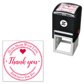 Handgemaakt met Love Trendy Business Zelfinktende Stempel (In situ)