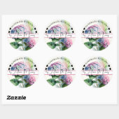 Handgemaakt met Love | Waterverf Floral Stickers (Vel)