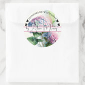 Handgemaakt met Love | Waterverf Floral Stickers (Tas)