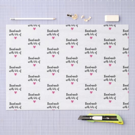 Handgemaakt met papier voor diktheidsweergave (Craft)