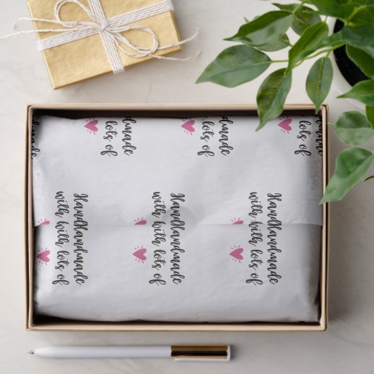 Handgemaakt met papier voor diktheidsweergave (Geschenk)