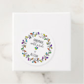 Handgemaakt met Pride Rainbow 🌈Artisan 2-zijdige Bedankjes Labels (In situ)