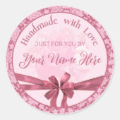 Handgemaakt met speciale liefdeszegels, Stickers (Voorkant)