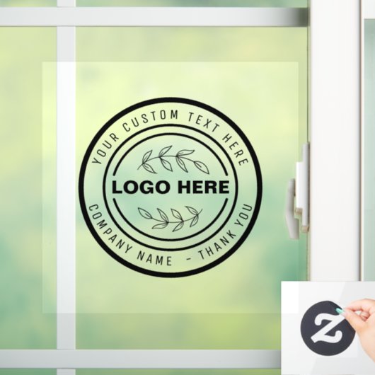 handgemaakt met speciale logo-etalblad raamsticker (Huis)