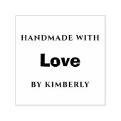 Handgemaakt met zelfinkend liefdesstempel  zelfinktende stempel (Design)