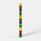 Handgemaakt mozaïek, met de hand ontworpen om Barc Samsung Galaxy Hoesje (Rechterkant)