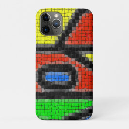 Handgemaakt mozaïek, moderne kunst. Case-Mate iPhone case
