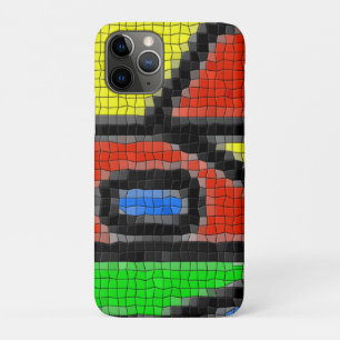 Handgemaakt mozaïek, moderne kunst. Case-Mate iPhone case