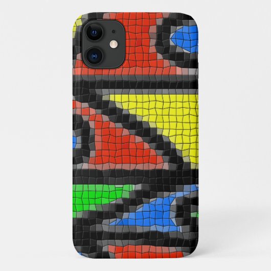Handgemaakt mozaïek, moderne kunst. Case-Mate iPhone case (Achterkant)