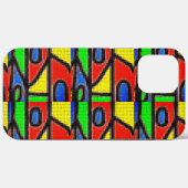 Handgemaakt mozaïek, waarbij de Hoesje-M van Barce Case-Mate iPhone Case (Achterkant (horizontaal))