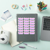 Handgemaakt, omgaan met zorg - vinylsticker sticker (iPad Cover)