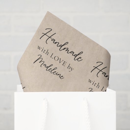 Handgemaakt Product Breien Artisan Crafter Kraft Tissuepapier (Cadeauzakje)