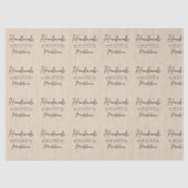 Handgemaakt Product Breien Artisan Crafter Kraft Tissuepapier (Voorkant)