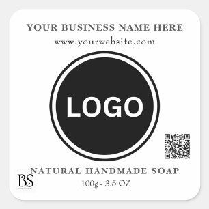 Handgemaakt product Modern Professional Vierkante Sticker