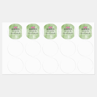 Handgemaakt Product Vintage Bloem Motief Goud Zake Labels