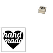 Handgemaakt script — Heart Product Stempel (Gestempeld)