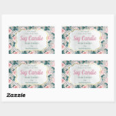  Handgemaakt  Soy Candle Label (Vel)