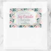  Handgemaakt  Soy Candle Label (Tas)