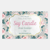  Handgemaakt  Soy Candle Label (Voorkant)