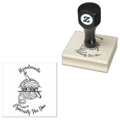 Handgemaakt speciaal voor u haak gepersonaliseerd rubberstempel (Gestempeld)