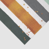Handgemaakt Stripes en gouden glitterpatroon Tissuepapier (Detail)