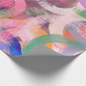 Handgemaakt surrealistisch abstract patroon. Moder Cadeaupapier (Hoek)